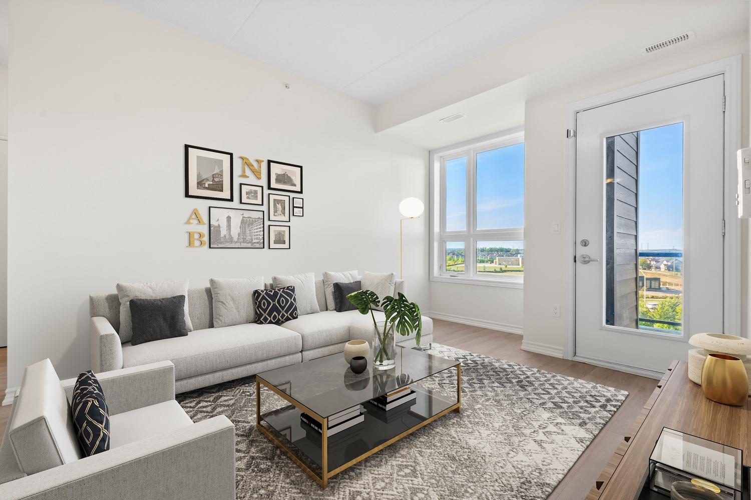 Room after virtual staging