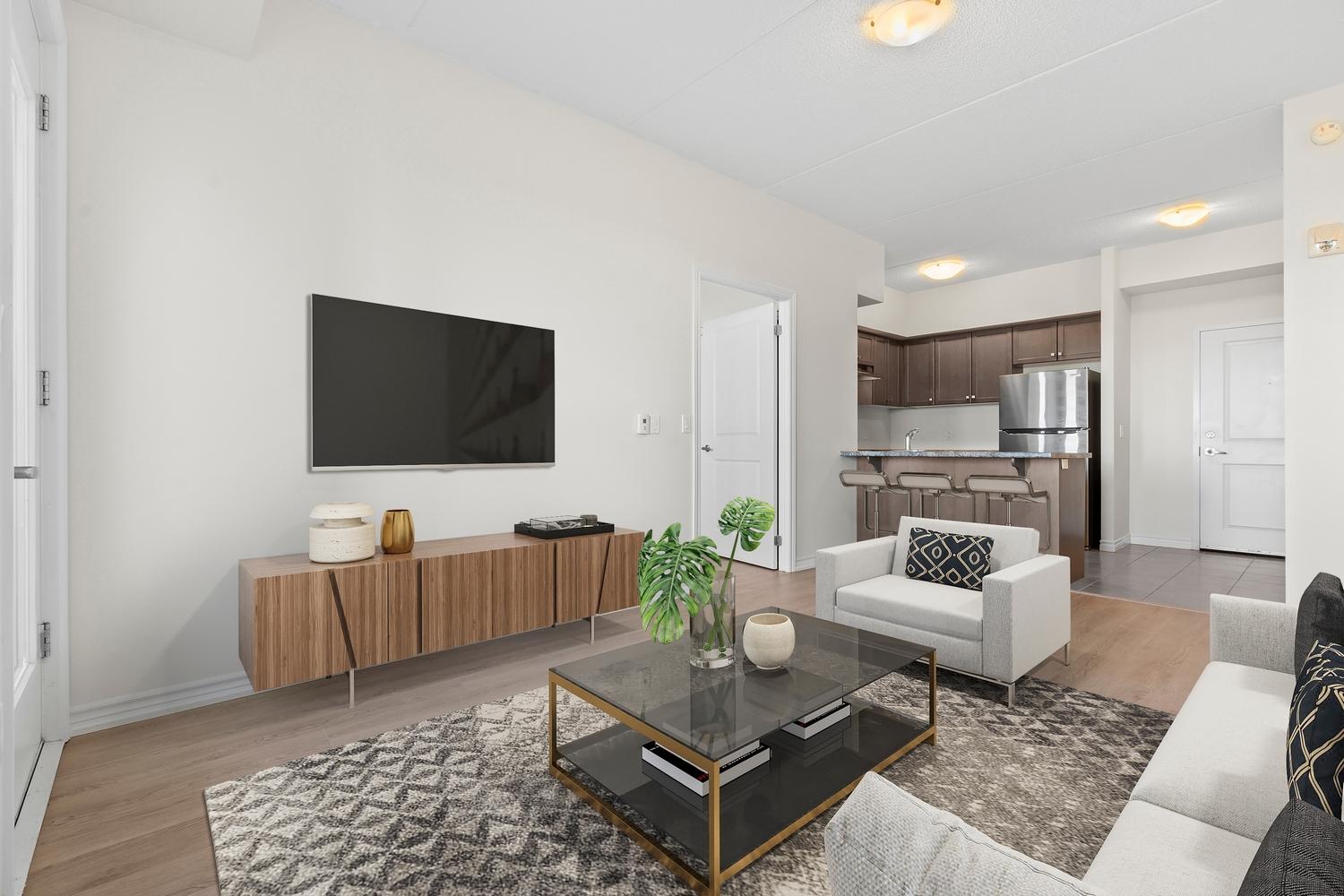 Room after virtual staging