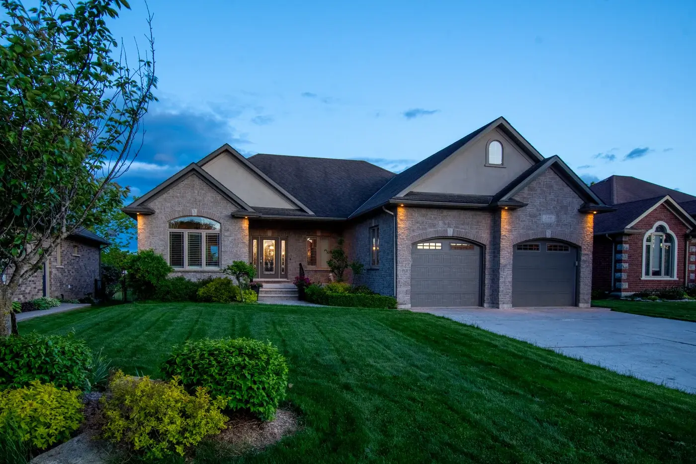 Room after virtual staging