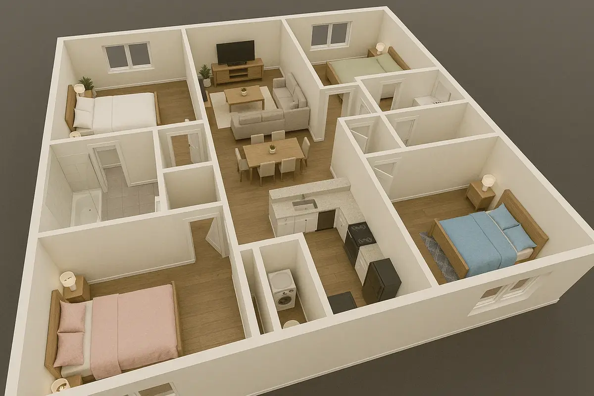 Interactive 3D Floor Plan